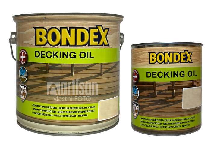 BONDEX Decking Oil - balenie 0.75 l a 2.5 l